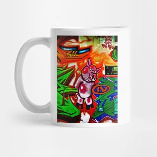 Graffiti Pig Mug